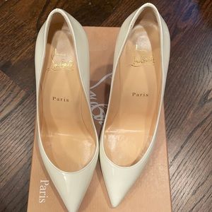 Brand new Louboutin Pigalle Follies 100 White Size 37
